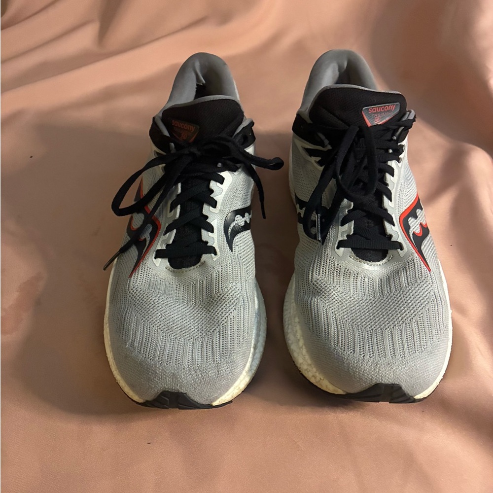 Saucony Gray and Black Sneakers